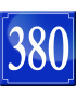 numéroderue380 - classique 10x10cm - Sticker/autocollant
