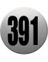 numéroderue391 - gris brossé 10x10cm - Sticker/autocollant