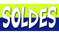 SOLDES V12 - 30x14cm - Sticker/autocollant