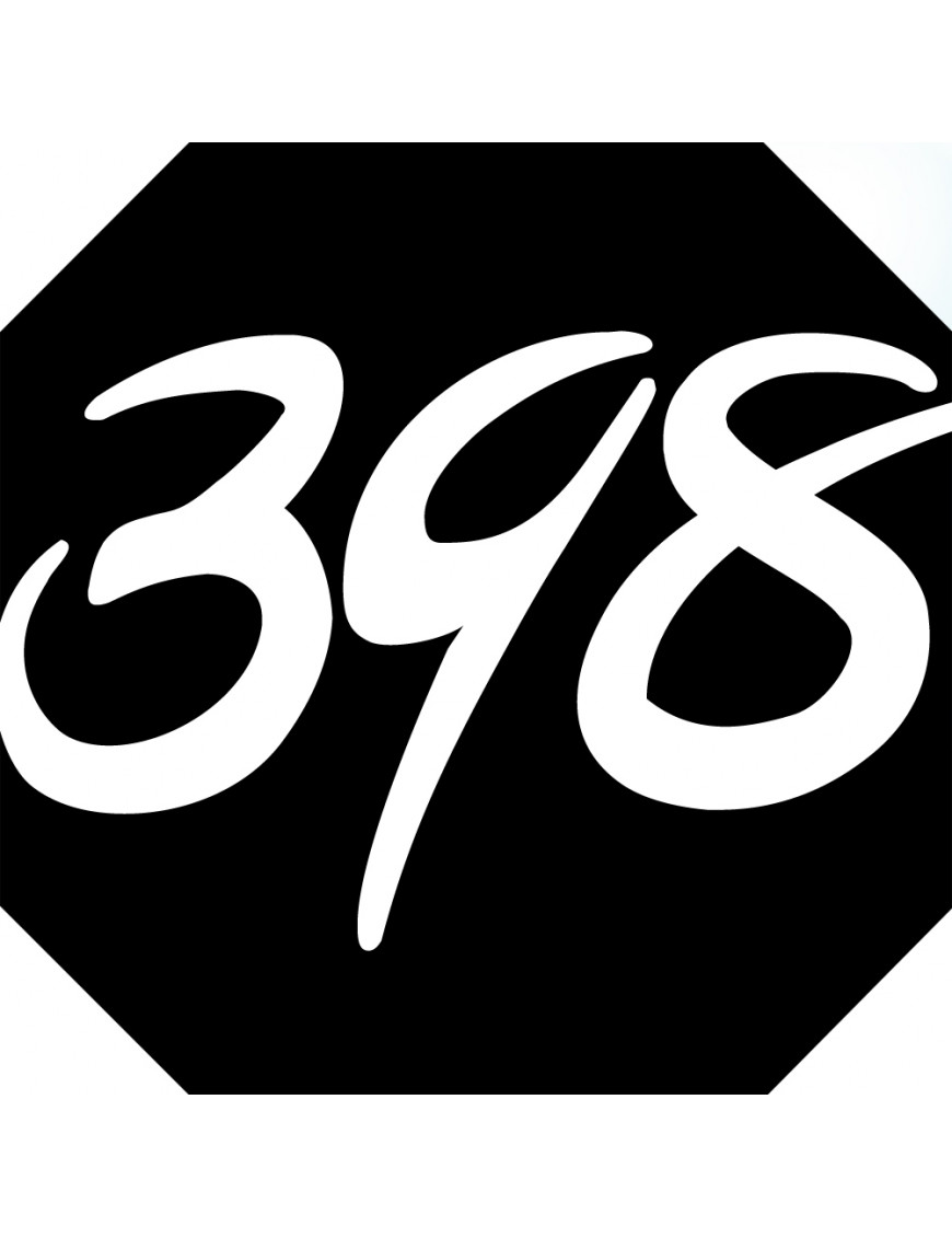 numéroderue398 - architecte 10x10cm - Sticker/autocollant numéroderue398 - architecte 10x10cm - Sticker/autocollant