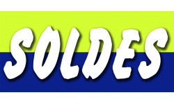 SOLDES V16 - 30x14cm - Sticker/autocollant