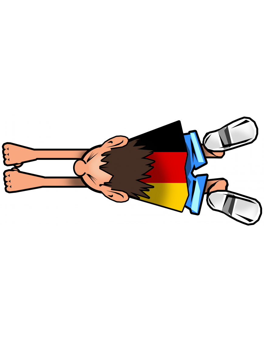 attrape voiture Allemand - 28x12cm - Sticker/autocollant attrape voiture Allemand - 28x12cm - Sticker/autocollant