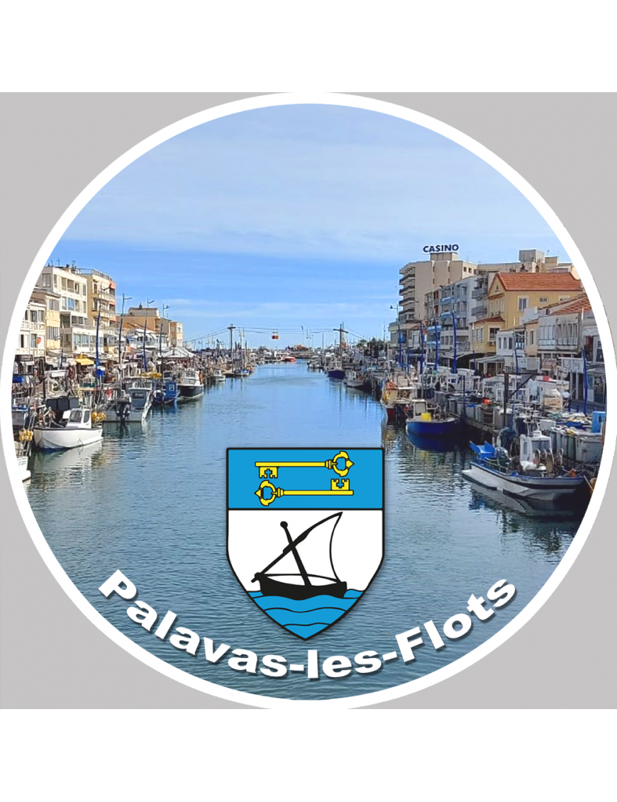 Palavas-les-Flots - 5cm - Sticker/autocollant Palavas-les-Flots - 5cm - Sticker/autocollant