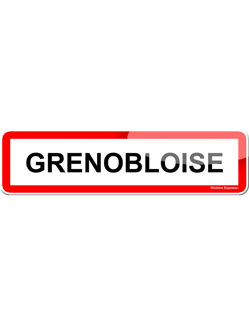 Grenobloise (15x4cm) - Sticker/autocollant Grenobloise (15x4cm) - Sticker/autocollant