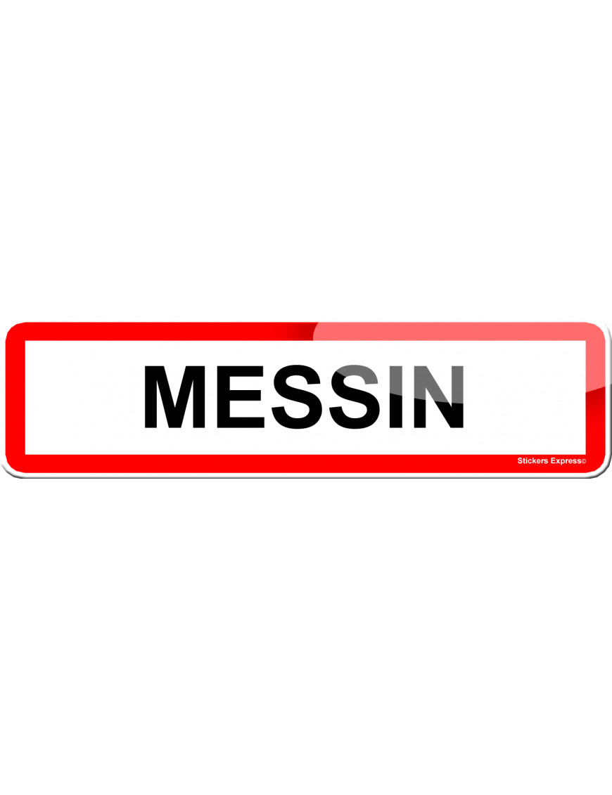 Messin (15x4cm) - Sticker/autocollant Messin (15x4cm) - Sticker/autocollant