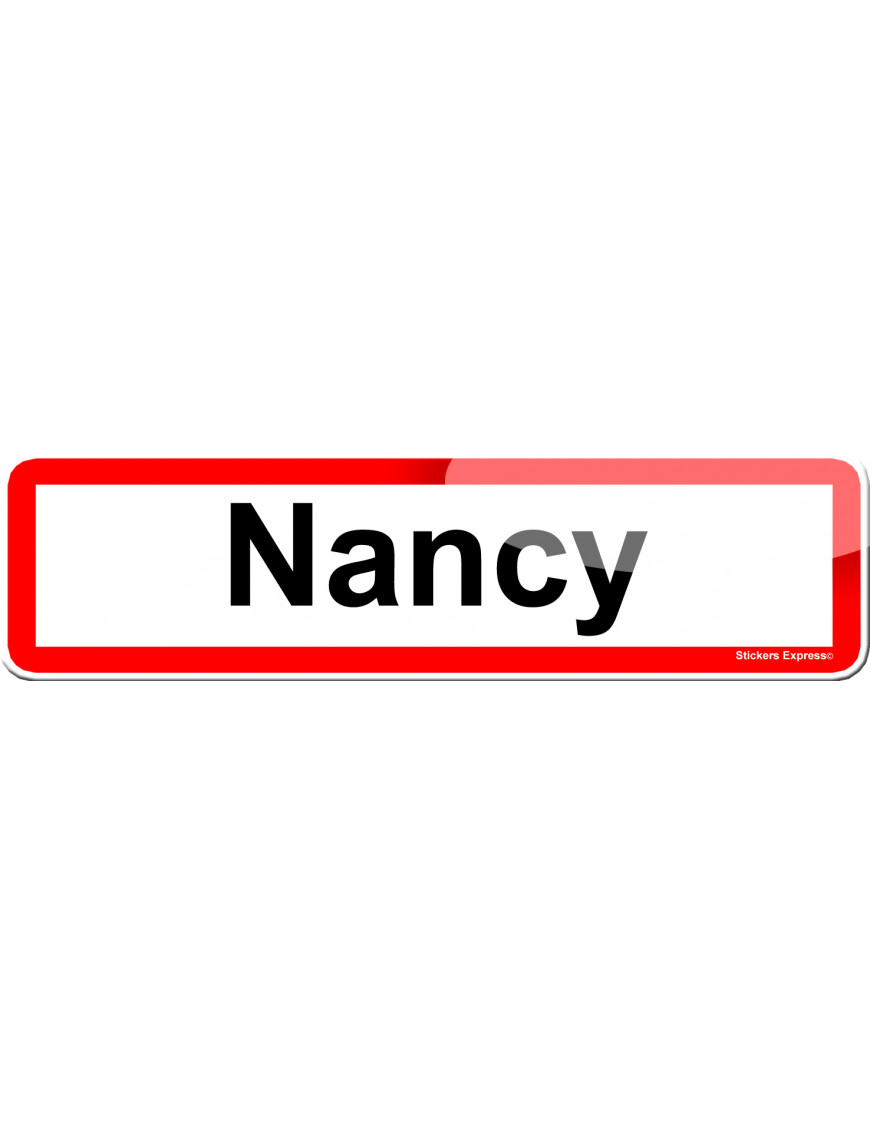 Nancy (15x4cm) - Sticker/autocollant Nancy (15x4cm) - Sticker/autocollant