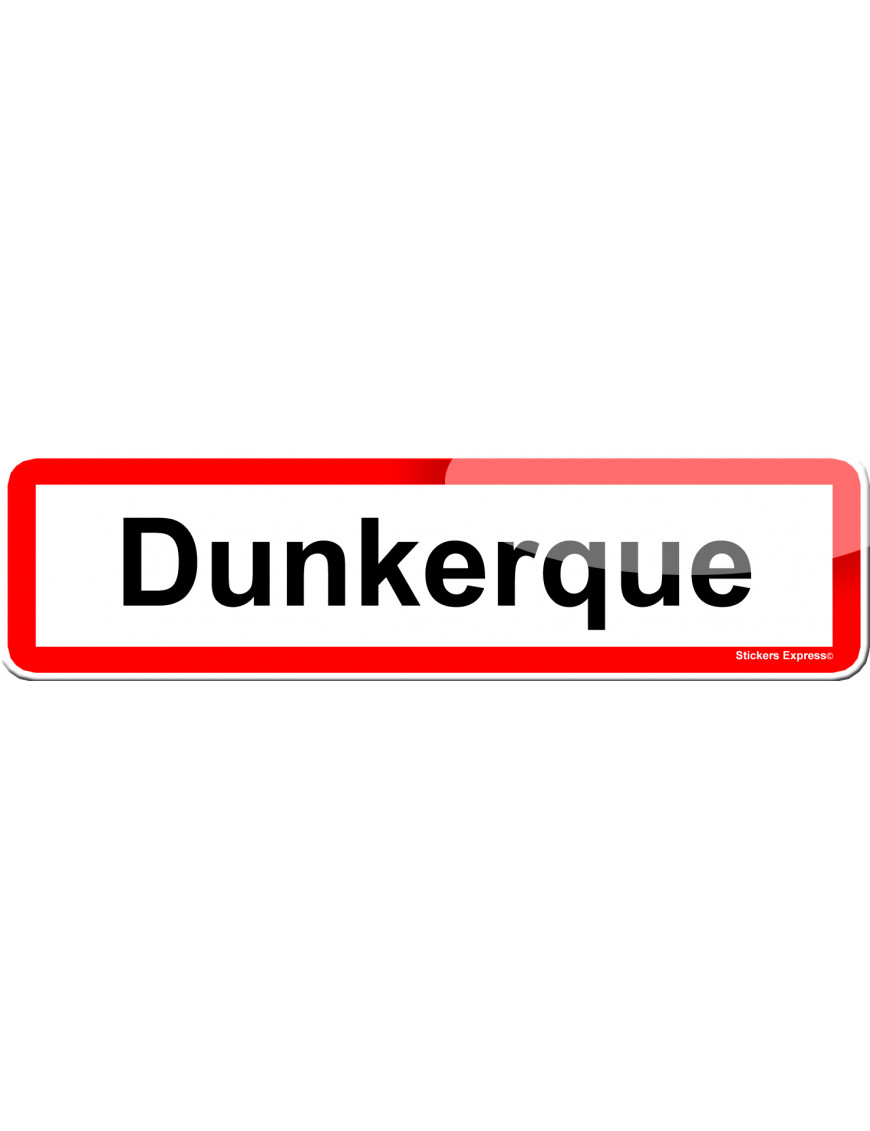 Dunkerque (15x4cm) - Sticker/autocollant Dunkerque (15x4cm) - Sticker/autocollant