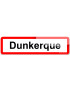 Dunkerque (15x4cm) - Sticker/autocollant