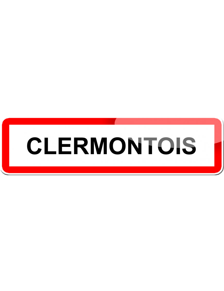 Clermontois (15x4cm) - Sticker/autocollant Clermontois (15x4cm) - Sticker/autocollant