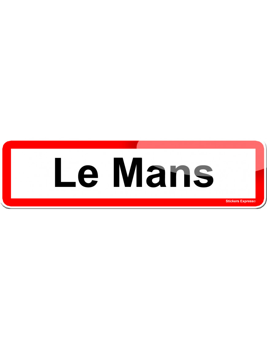 Le Mans (15x4cm) - Sticker/autocollant Le Mans (15x4cm) - Sticker/autocollant
