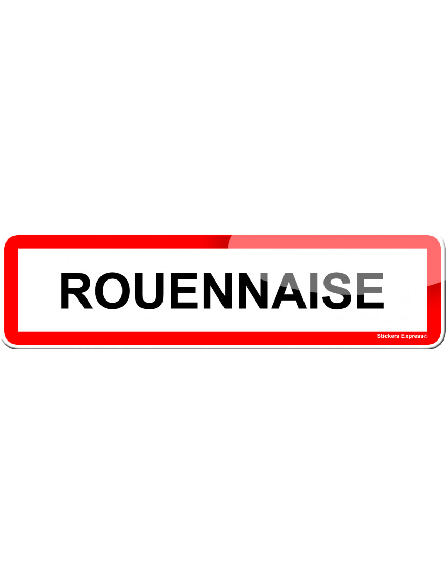 Rouennaise (15x4cm) - Sticker/autocollant Rouennaise (15x4cm) - Sticker/autocollant