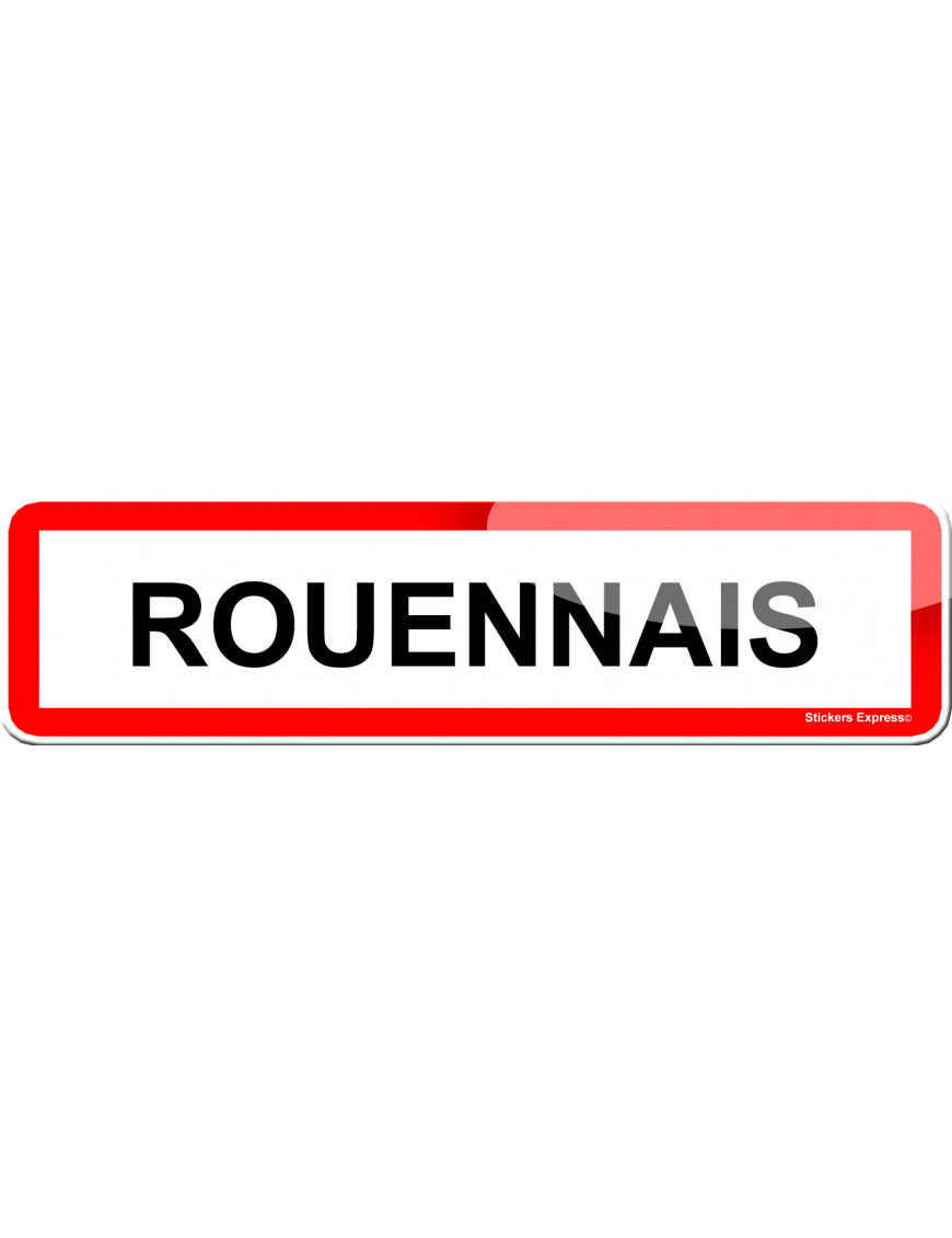Rouennais (15x4cm) - Sticker/autocollant Rouennais (15x4cm) - Sticker/autocollant