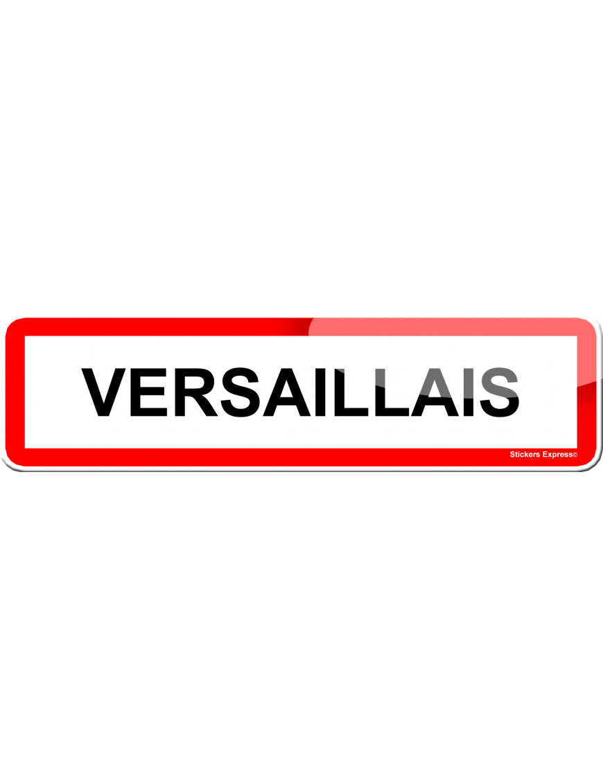 Versaillais (15x4cm) - Sticker/autocollant Versaillais (15x4cm) - Sticker/autocollant