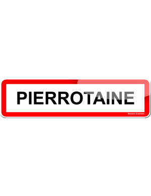 Pierrotaine (15x4cm) - Sticker/autocollant