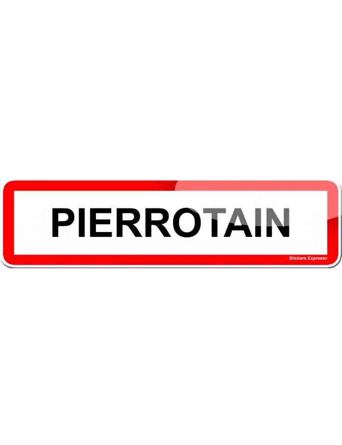 Pierrotain (15x4cm) - Sticker/autocollant