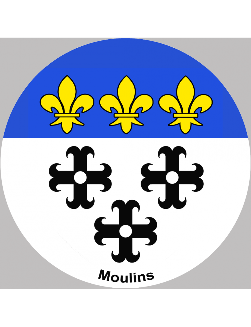 Moulins (5cm) - Sticker/autocollant Moulins (5cm) - Sticker/autocollant