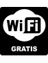wifi gratis - 15cm - Sticker/autocollant