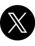 X ex-twitter - 10cm - Sticker/autocollant