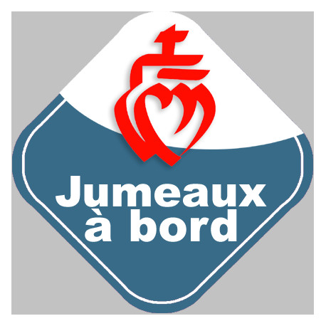 jumeaux à bord vendéen - 10cm - Sticker/autocollant jumeaux à bord vendéen - 10cm - Sticker/autocollant