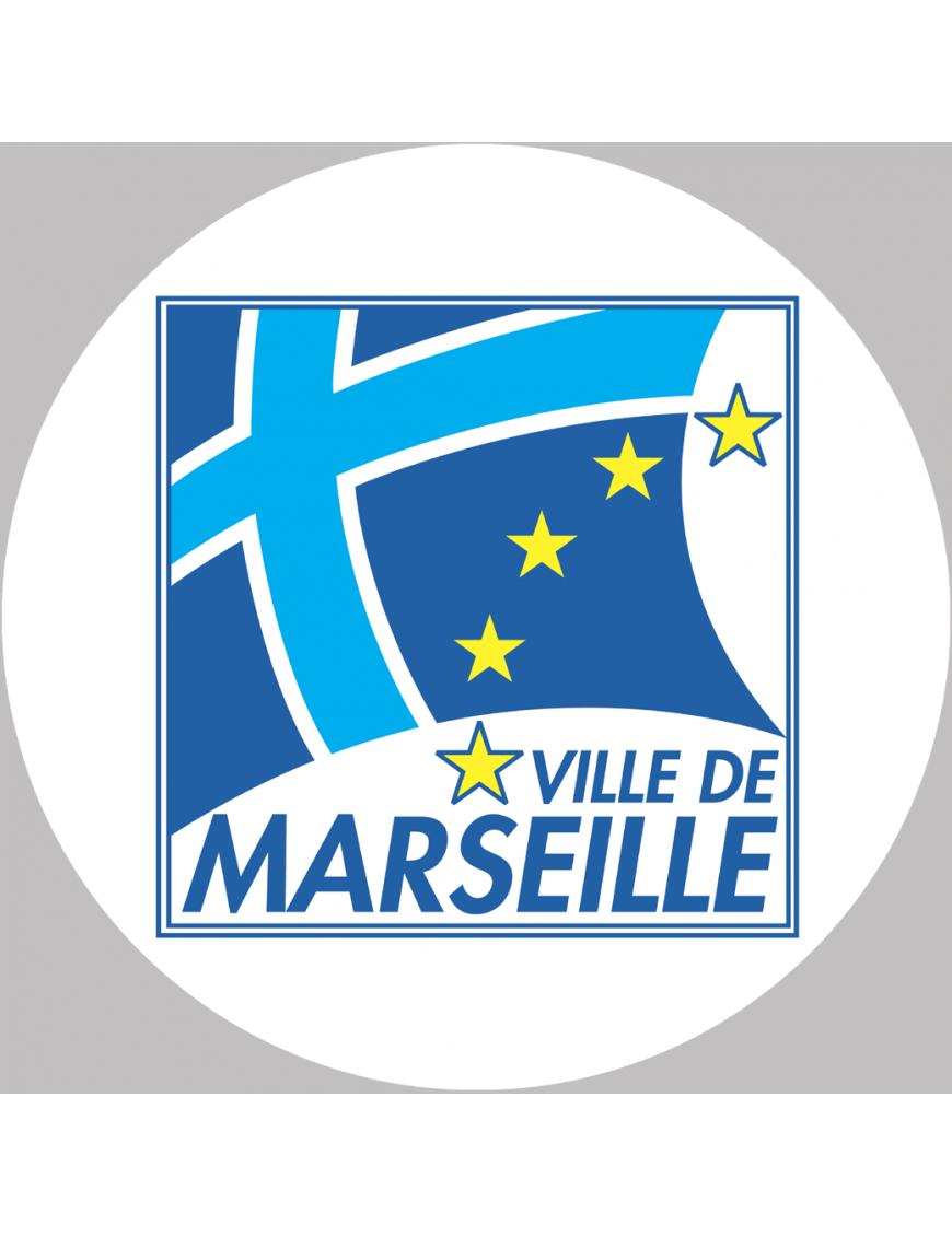 Marseille (5cm) - Sticker/autocollant Marseille (5cm) - Sticker/autocollant