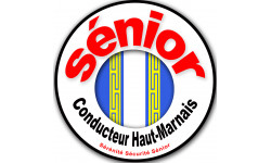 conducteur Sénior Blason Haut-Marnais - 10cm - Sticker/autocollant