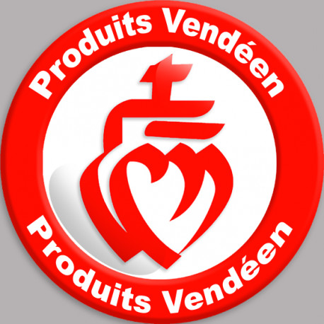 Produits Vendéen - 10cm - Sticker/autocollant Produits Vendéen - 10cm - Sticker/autocollant