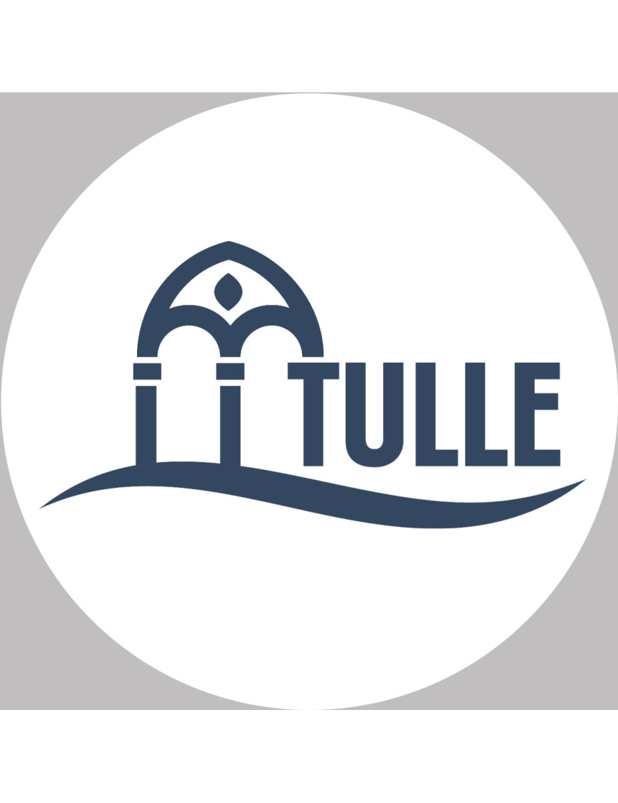 Tulle (10cm) - Sticker/autocollant Tulle (10cm) - Sticker/autocollant