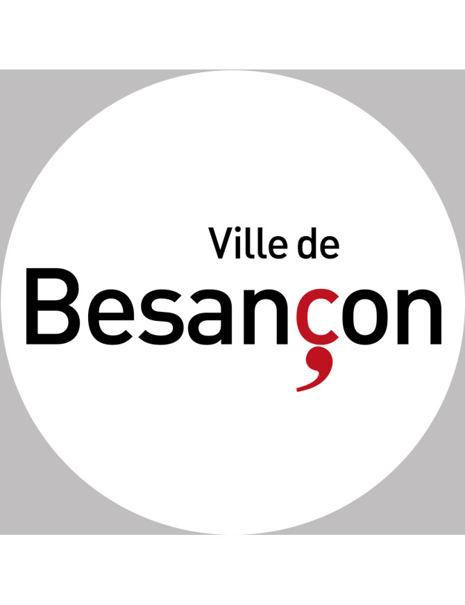 Besançon (5cm) - Sticker/autocollant