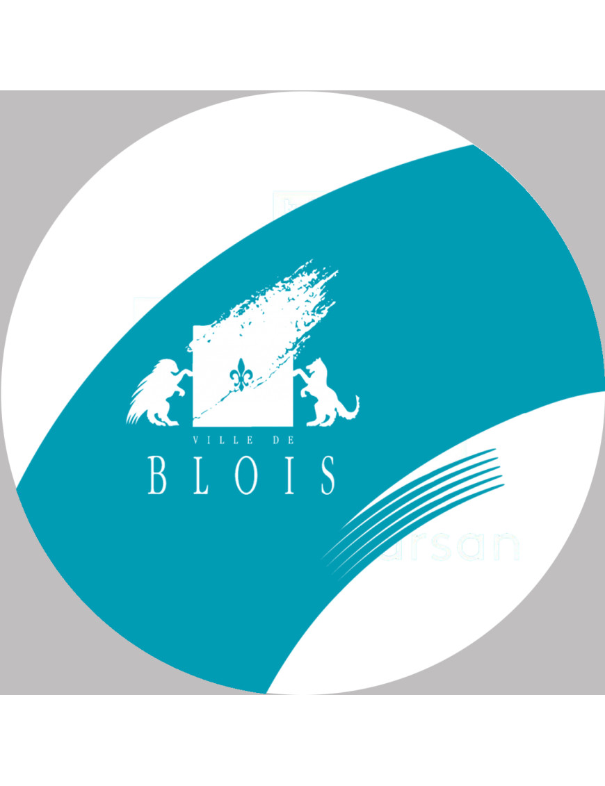 Blois (10x10cm) - Sticker/autocollant Blois (10x10cm) - Sticker/autocollant