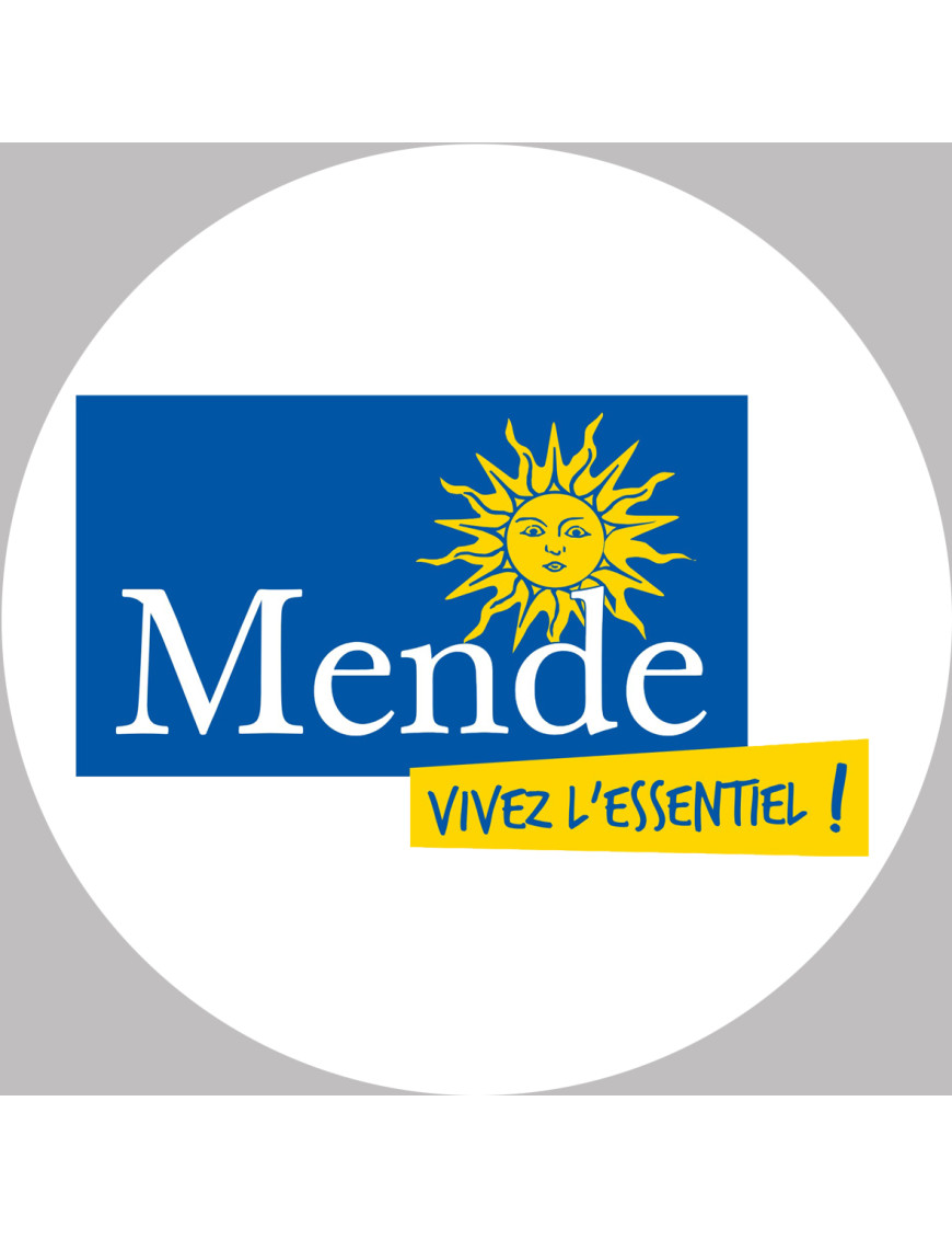 Mende (20x20cm) - Sticker/autocollant Mende (20x20cm) - Sticker/autocollant