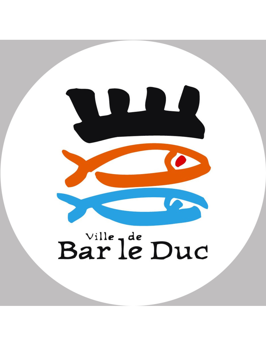 Bar-le-Duc (20x20cm) - Sticker/autocollant Bar-le-Duc (20x20cm) - Sticker/autocollant