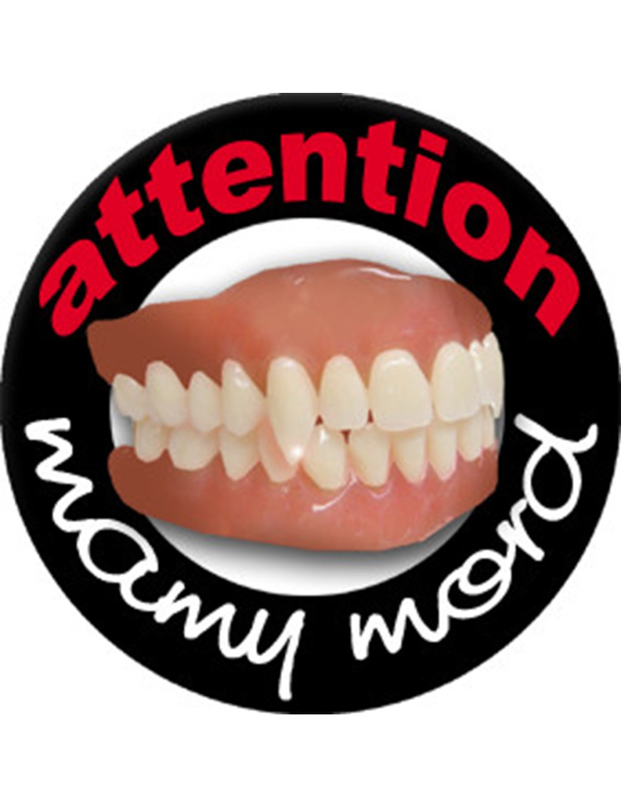 Mamy mord (10x10cm) - Sticker/autocollant Mamy mord (10x10cm) - Sticker/autocollant