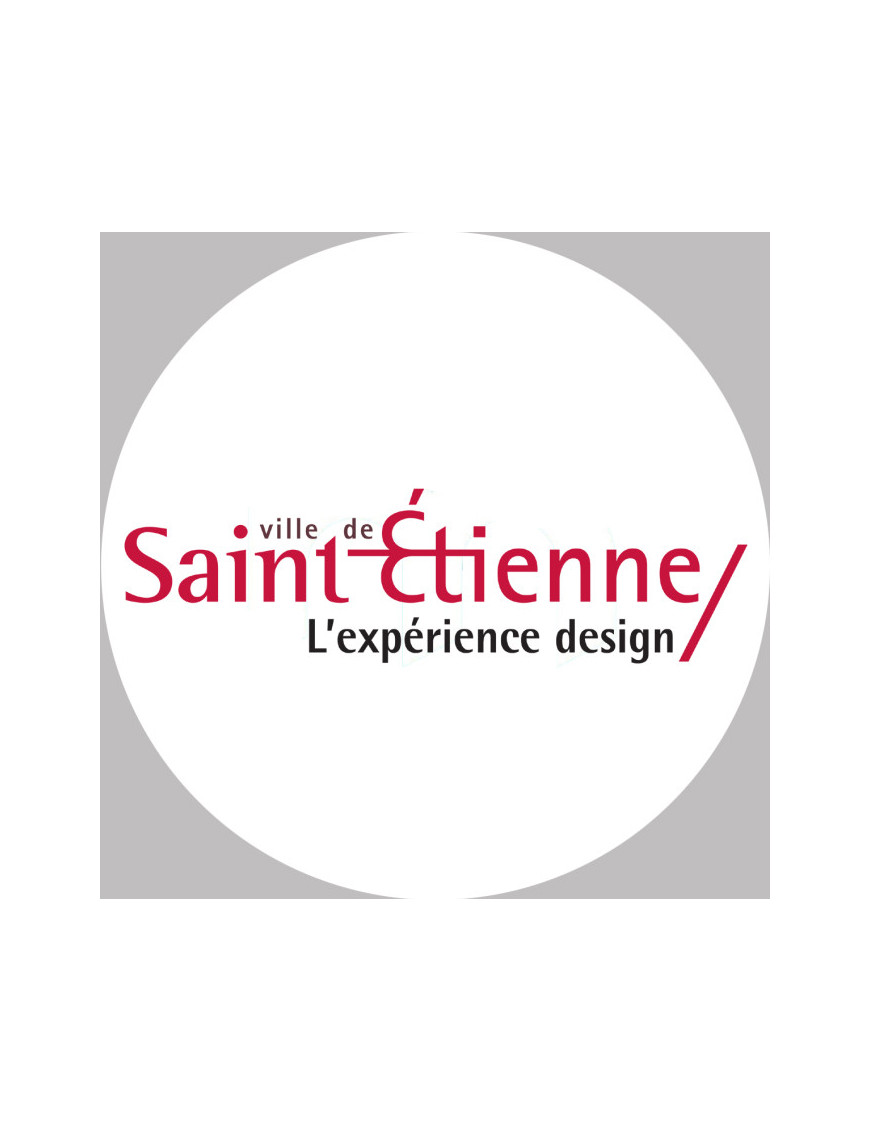 Saint-Étienne (5x5cm) - Sticker/autocollant Saint-Étienne (5x5cm) - Sticker/autocollant