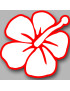 Repère fleur 1 - 10cm - Sticker/autocollant