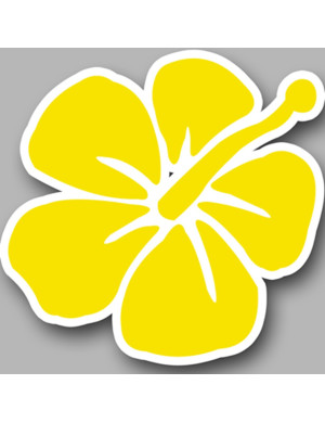 Repère fleur 3 (10x10cm) - Sticker/autocollant