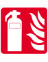 Équipement extincteur d'incendie (20cm) - Sticker/autocollant Équipement extincteur d'incendie (20cm) - Sticker/autocollant