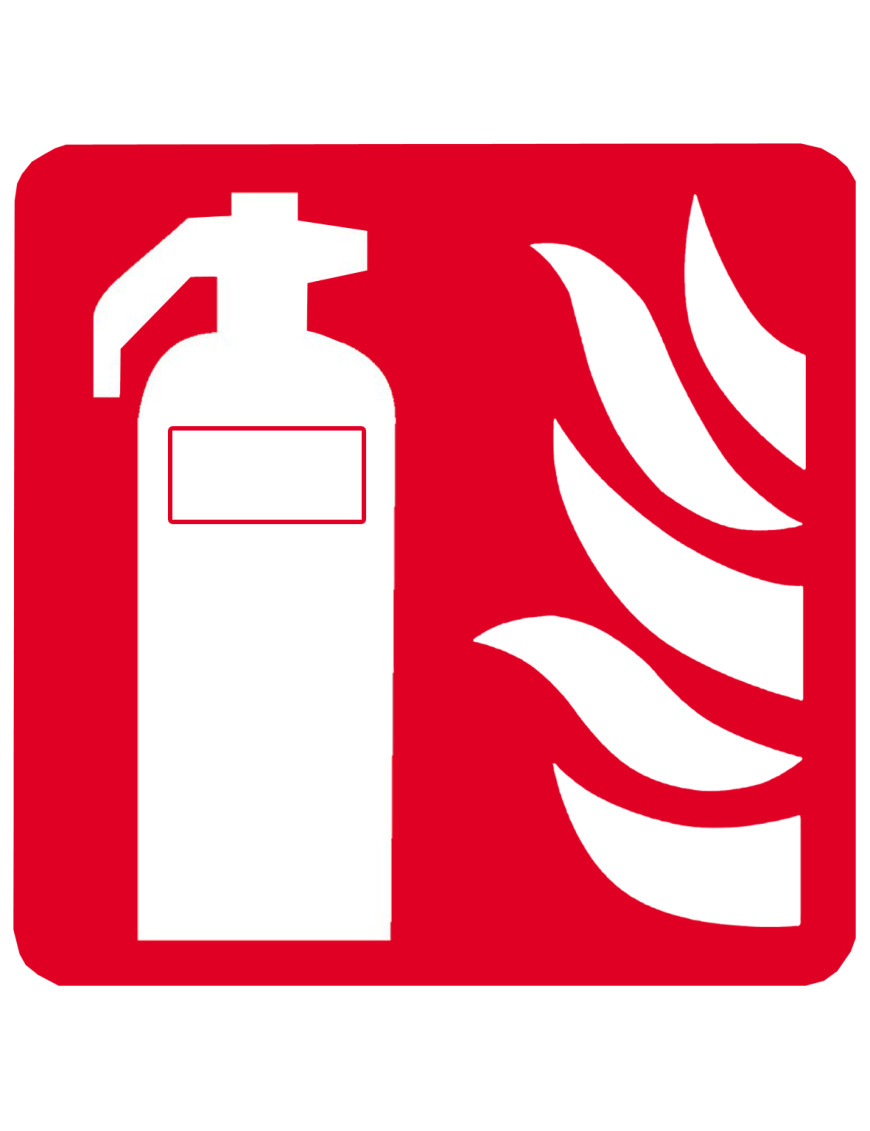 Équipement extincteur d'incendie (5cm) - Sticker/autocollant Équipement extincteur d'incendie (5cm) - Sticker/autocollant