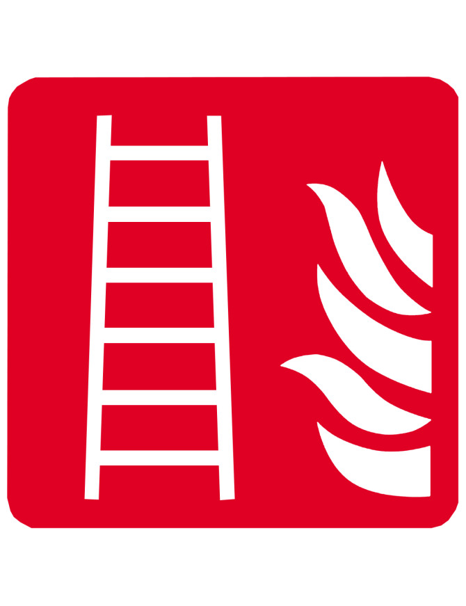 échelle d'incendie (5cm) - Sticker/autocollant