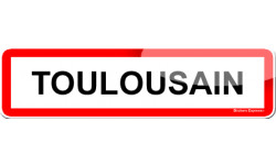 Autocollants : Toulousain et Toulousaine