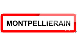 Autocollants : Montpellierain et Montpellieraine