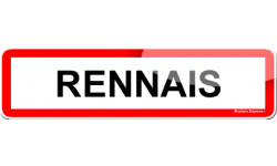 Autocollants : Rennais et Rennaise