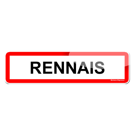 Autocollants : Rennais et Rennaise