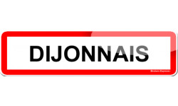 Autocollants : Dijonnais et Dijonnaise