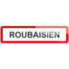 Autocollants : Roubaisien et Roubaisienne - 15x4cm