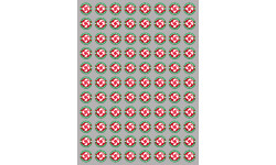 Produits Basque rouge - 88fois 2cm - Sticker/autocollant