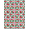Produits Basque rouge - 88fois 2cm - Sticker/autocollant