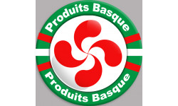 Produits Basque - 20cm - Sticker/autocollant