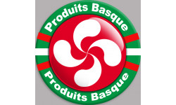 Produits Basque rouge - 20cm - Sticker/autocollant