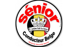 Autocollants :conducteur Sénior Belge