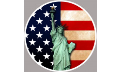 Autocollants : Sticker / autocollant US liberty